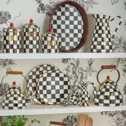 MacKenzie-Childs Dinnerware & Flatware<Courtly Check Dinner Plate