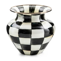 MacKenzie-Childs Spring|Room Accents<Courtly Check Enamel Large Vase
