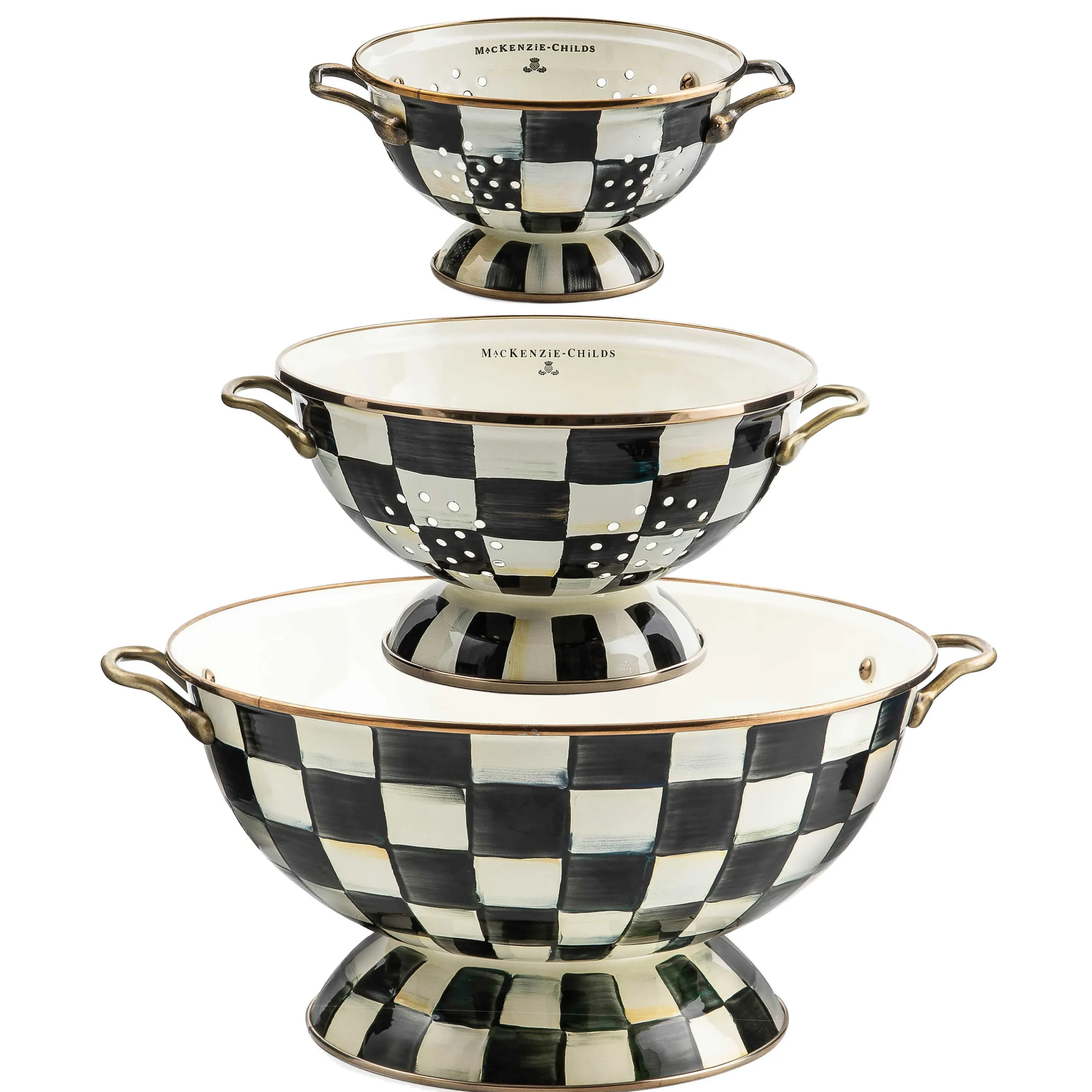 MacKenzie-Childs Kitchen & Dining Sets|Kitchen Utensils & Tools<Courtly Check Everything Bowl  Colanders Set