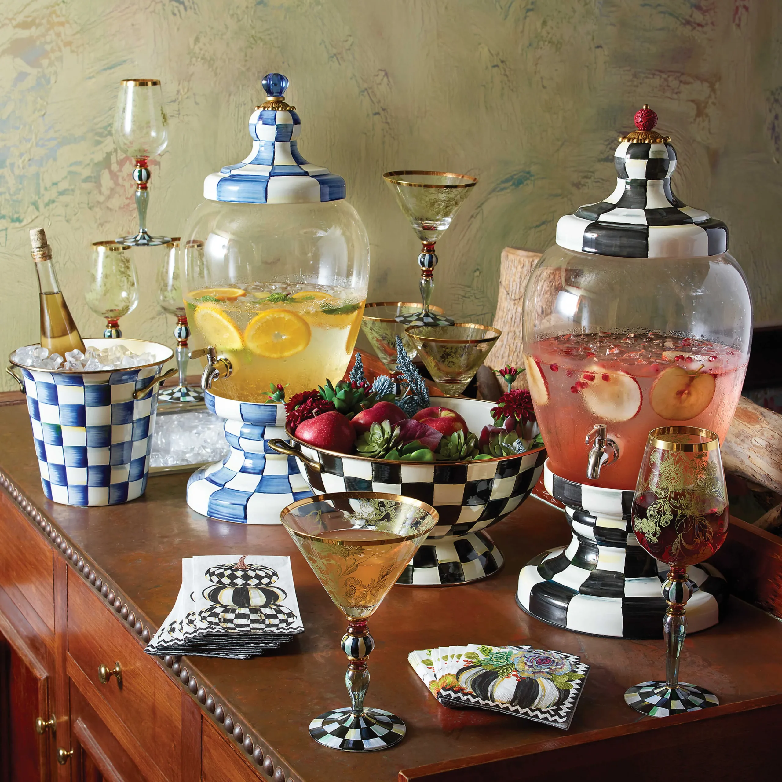 MacKenzie-Childs Bar Entertaining|Serveware<Courtly Check Everything Bowl