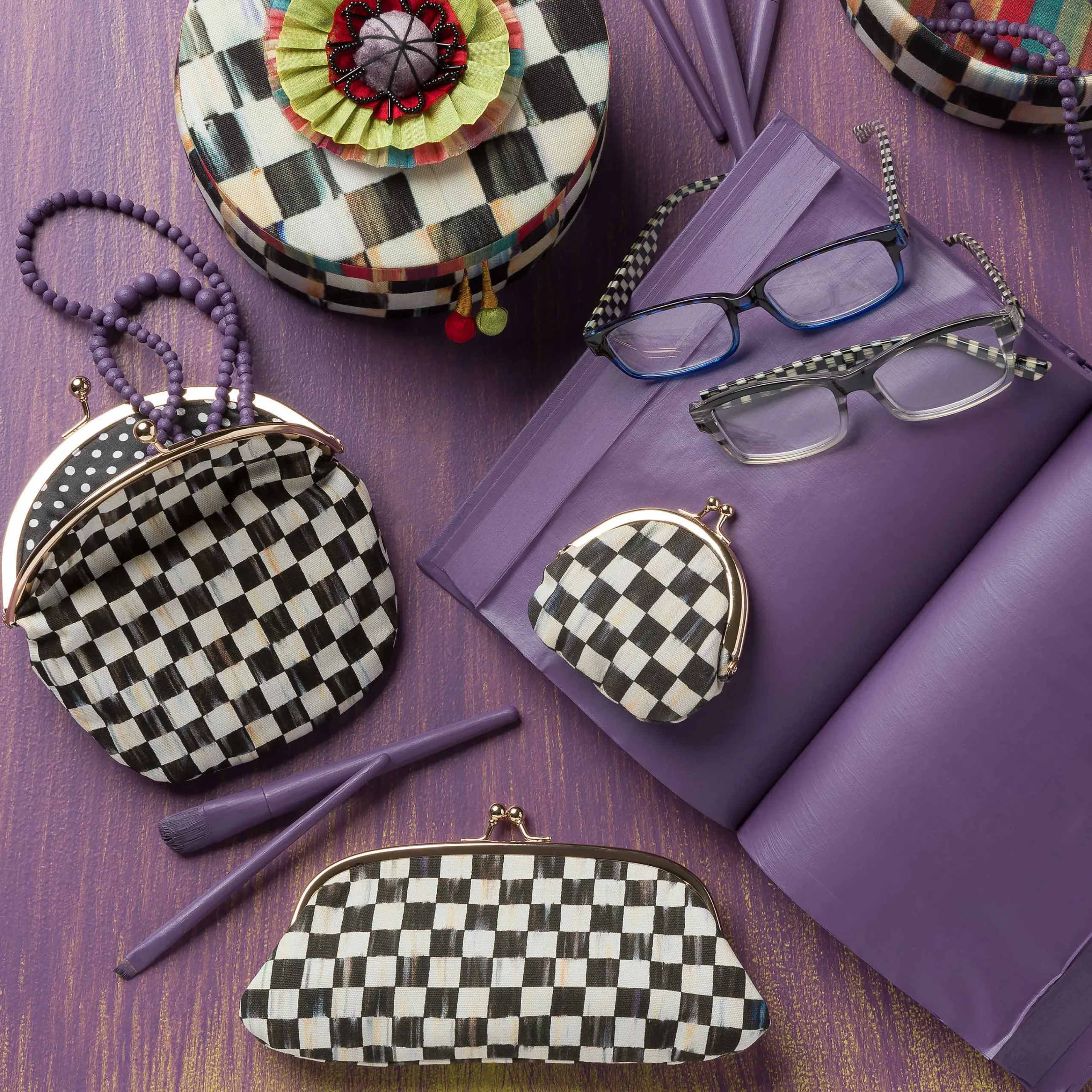 MacKenzie-Childs Accessories<Courtly Check Eyeglasses Case
