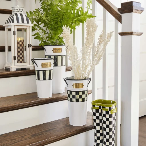 MacKenzie-Childs Candles & Fragrances|Table Accessories<Courtly Check Flicker 9 Pillar Candle
