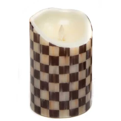 MacKenzie-Childs Candles & Fragrances<Courtly Check Flicker 6 Pillar Candle