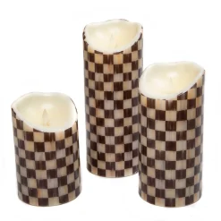 MacKenzie-Childs Candles & Fragrances<Courtly Check Flicker 6 Pillar Candle