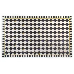MacKenzie-Childs Rugs<Courtly Check Floor Mat - 3' x 5'