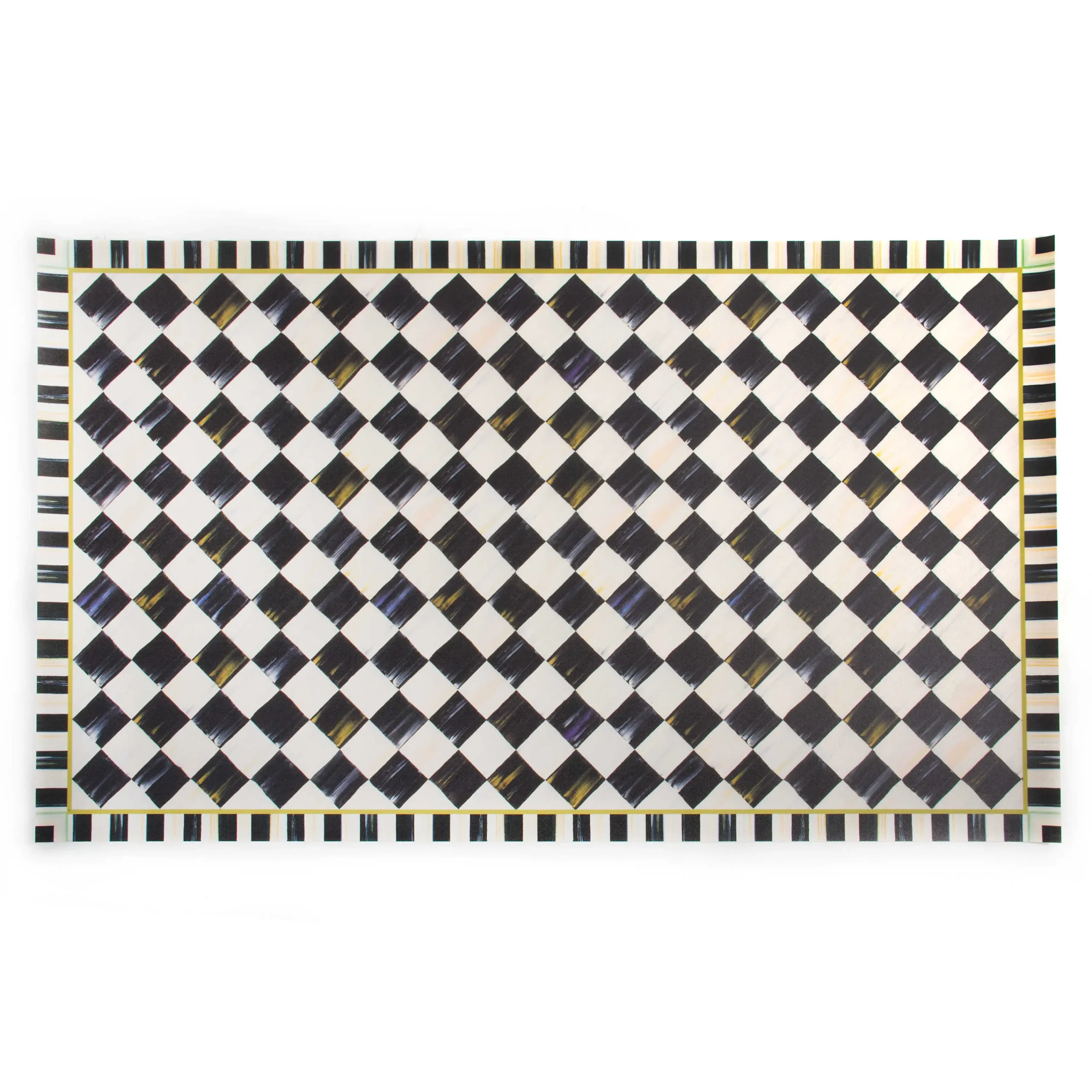 MacKenzie-Childs Rugs<Courtly Check Floor Mat - 3' x 5'
