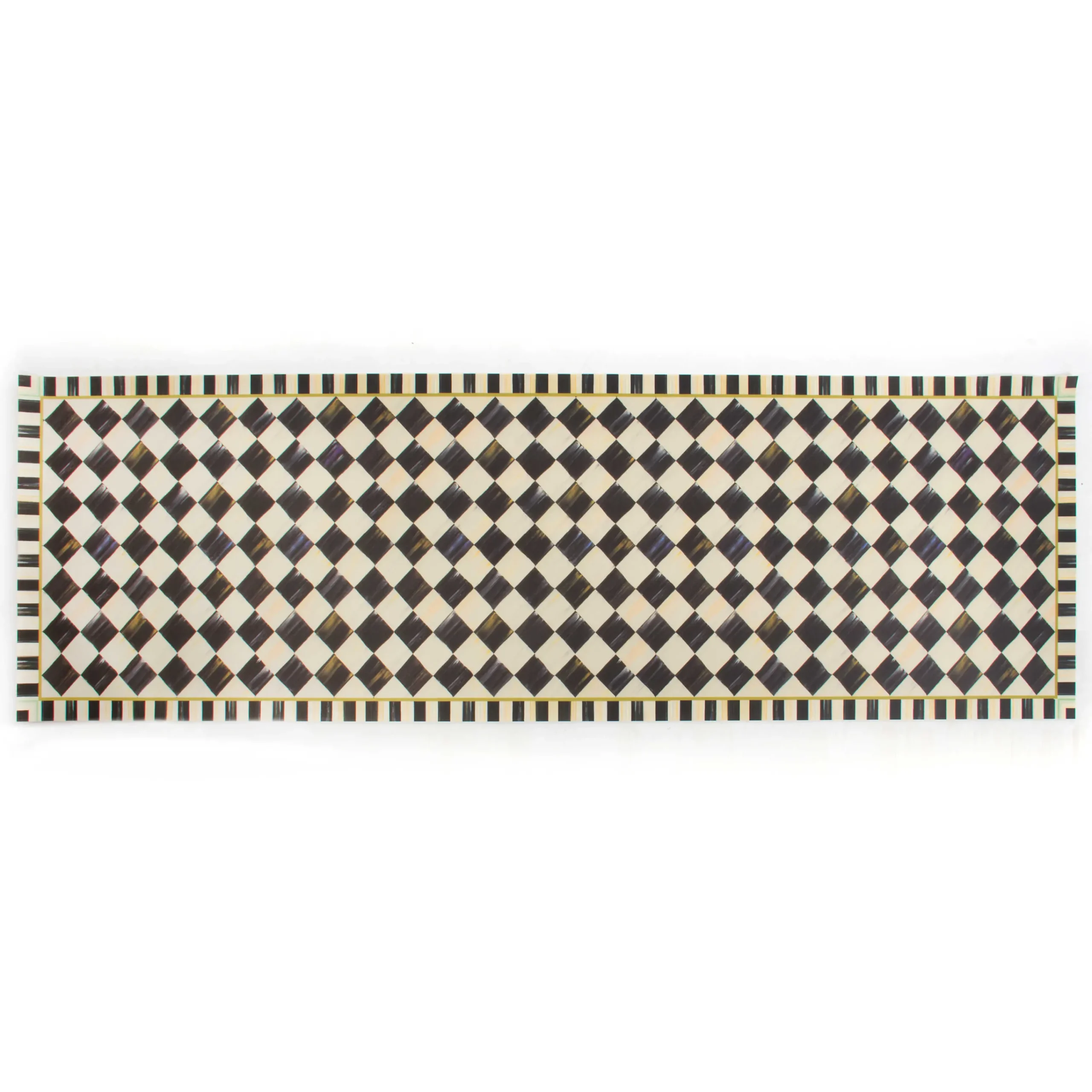 MacKenzie-Childs Rugs<Courtly Check Floor Mat - 2'6 x 8' Runner
