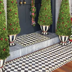 MacKenzie-Childs Rugs<Courtly Check Floor Mat - 2'6 x 8' Runner