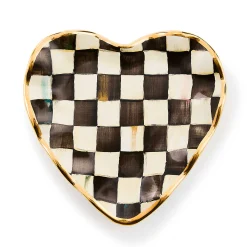 MacKenzie-Childs Bar Entertaining|Serveware<Courtly Check Fluted Heart Plate