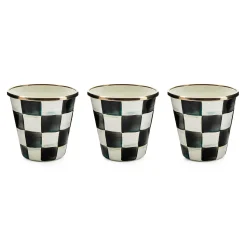 MacKenzie-Childs Spring|The Fall Shop<Courtly Check Herb Pots, Set of 3