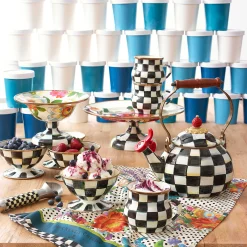 MacKenzie-Childs Dinnerware & Flatware<Courtly Check Ice Cream Dish