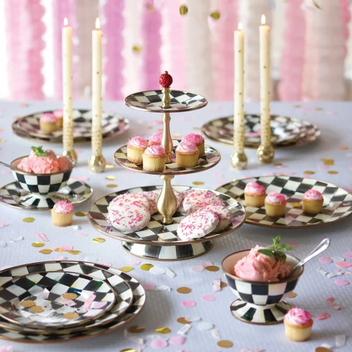 MacKenzie-Childs Dinnerware & Flatware<Courtly Check Ice Cream Dish