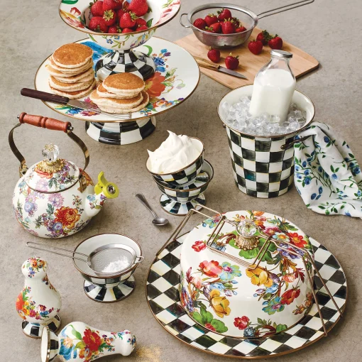 MacKenzie-Childs Dinnerware & Flatware<Courtly Check Ice Cream Dish