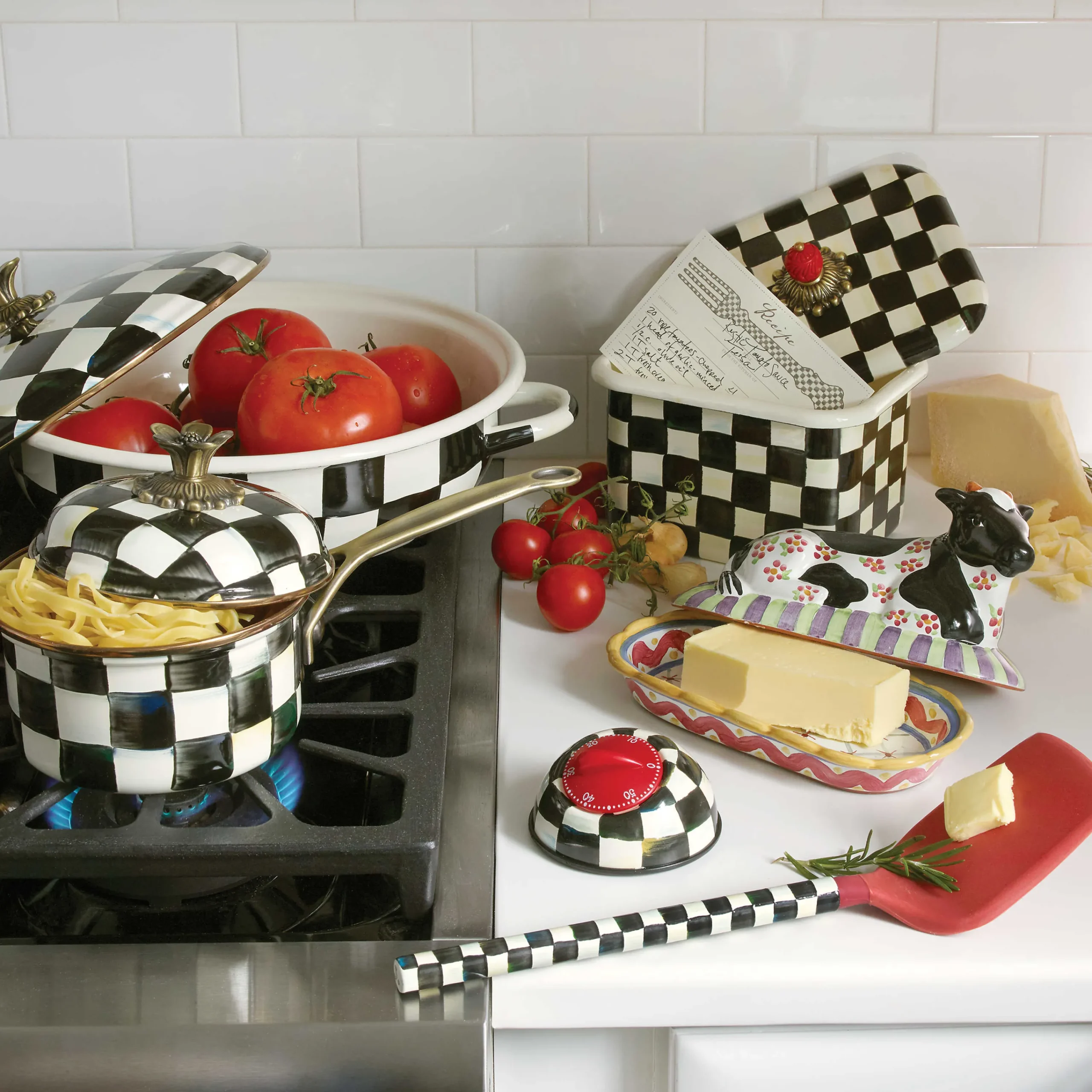 MacKenzie-Childs Kitchen Utensils & Tools<Courtly Check Kitchen Timer