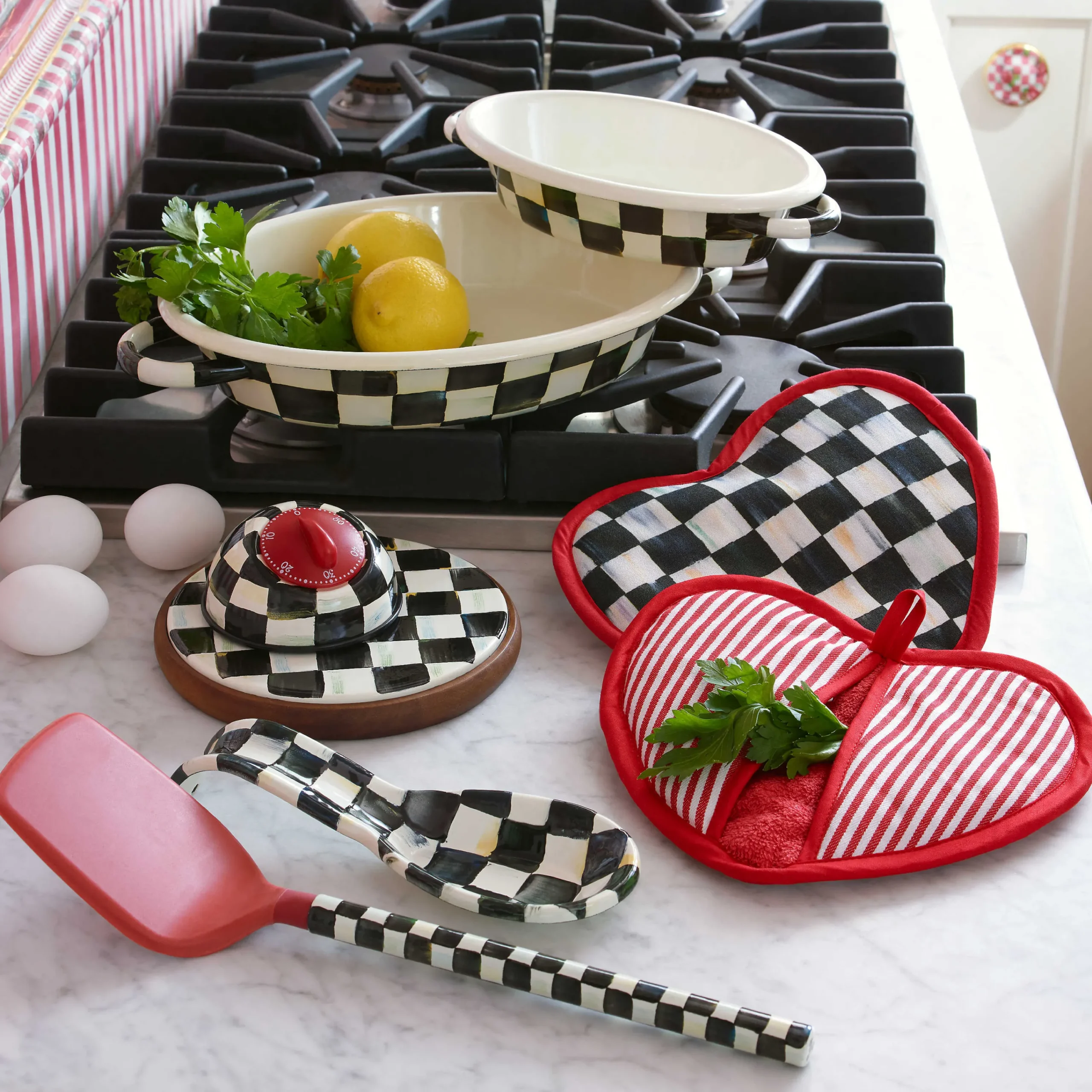 MacKenzie-Childs Kitchen Utensils & Tools<Courtly Check Kitchen Timer