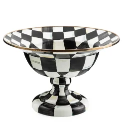 MacKenzie-Childs Serveware<Courtly Check Large Compote