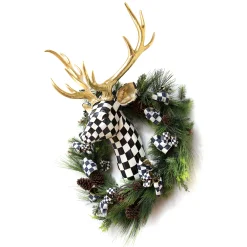 MacKenzie-Childs Holiday|Room Accents<Courtly Check Large Deer