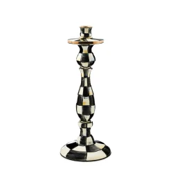 MacKenzie-Childs Candles & Fragrances|Table Accessories<Courtly Check Large Enamel Candlestick