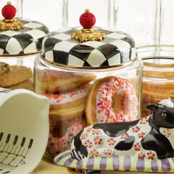 MacKenzie-Childs Room Accents<Courtly Check Large Kitchen Canister