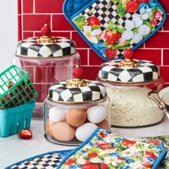 MacKenzie-Childs Room Accents<Courtly Check Large Kitchen Canister