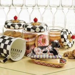 MacKenzie-Childs Room Accents<Courtly Check Large Kitchen Canister