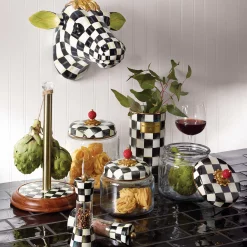 MacKenzie-Childs Room Accents<Courtly Check Large Kitchen Canister
