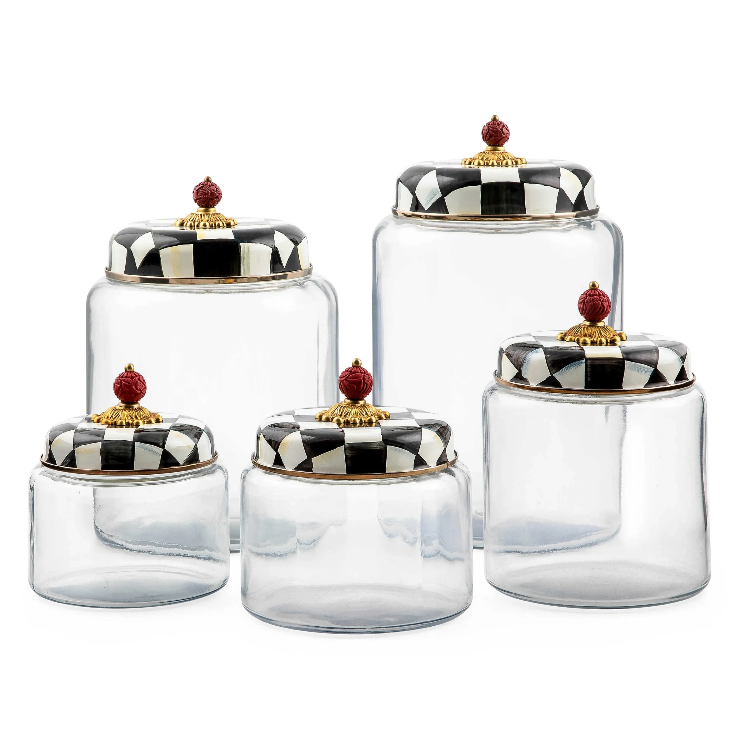 MacKenzie-Childs Room Accents<Courtly Check Large Kitchen Canister