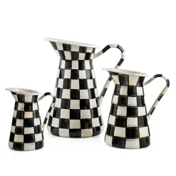 MacKenzie-Childs Bar Entertaining|Serveware<Courtly Check Large Practical Pitcher