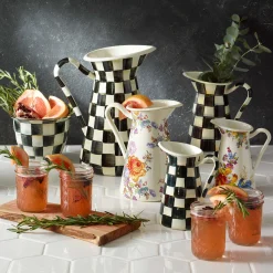 MacKenzie-Childs Bar Entertaining|Serveware<Courtly Check Large Practical Pitcher