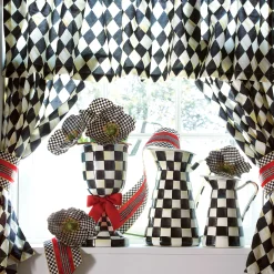 MacKenzie-Childs Bar Entertaining|Serveware<Courtly Check Large Practical Pitcher