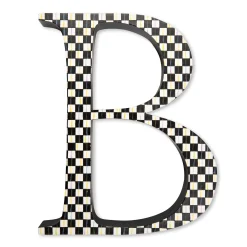 MacKenzie-Childs Room Accents<Courtly Check Letter - B