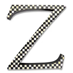 MacKenzie-Childs Room Accents<Courtly Check Letter - Z
