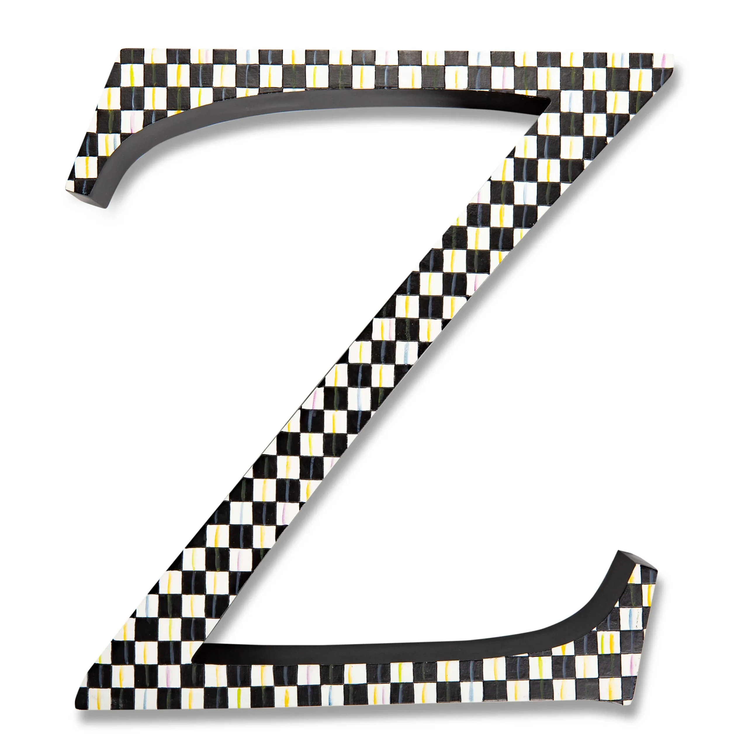MacKenzie-Childs Room Accents<Courtly Check Letter - Z