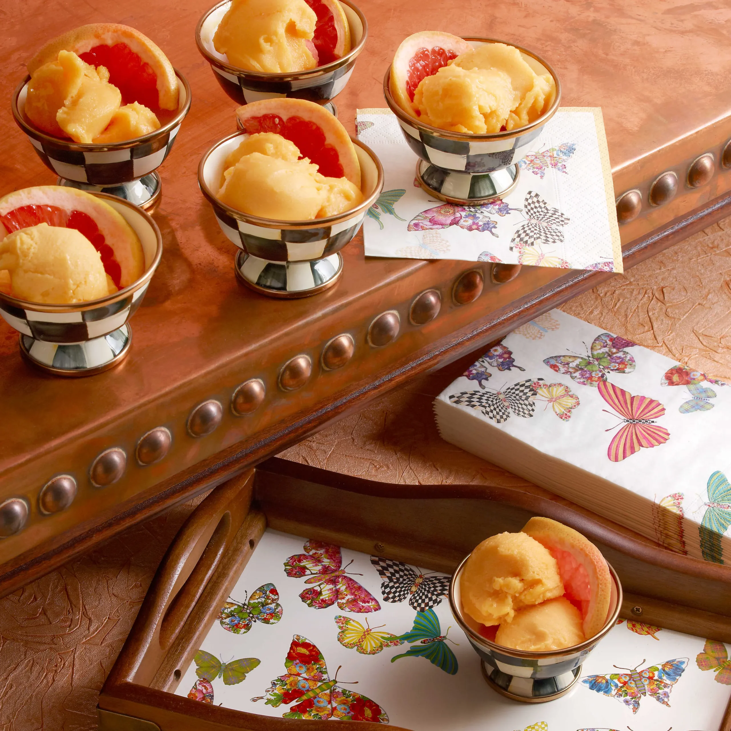MacKenzie-Childs The Coffee Shop|Serveware<Courtly Check Little Sugar Bowl