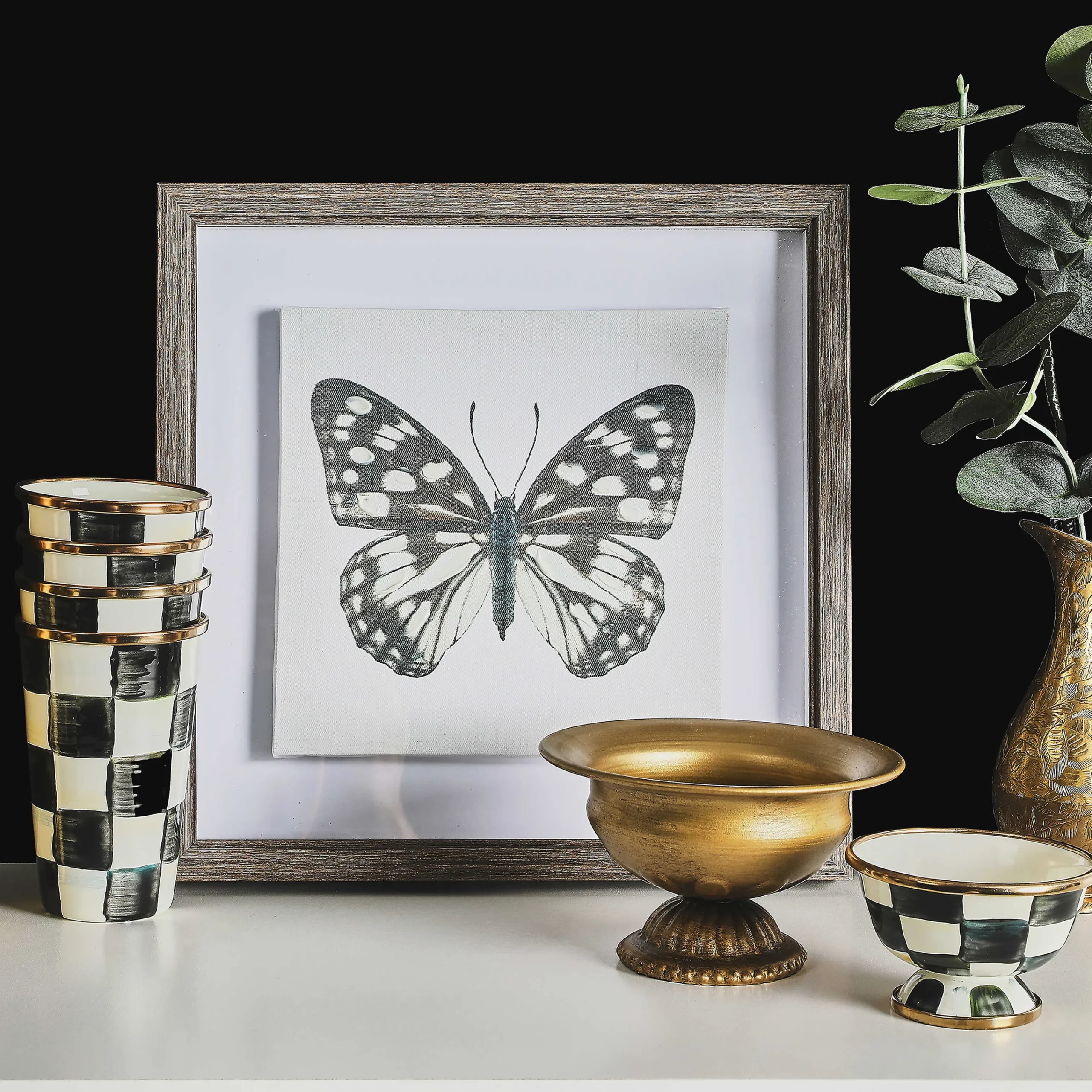 MacKenzie-Childs The Coffee Shop|Serveware<Courtly Check Little Sugar Bowl
