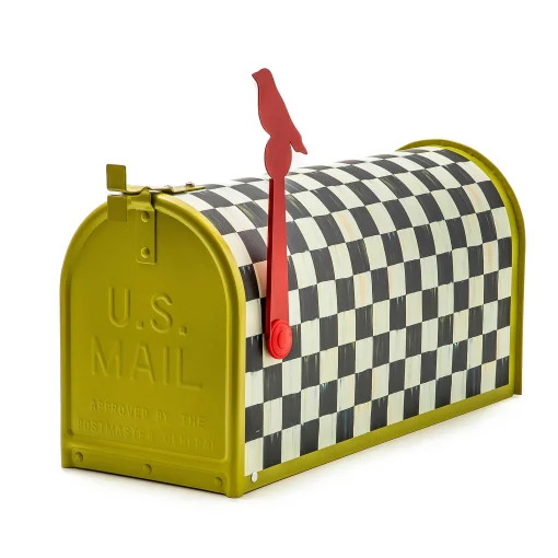 MacKenzie-Childs The Fall Shop|Outdoor<Courtly Check Mailbox