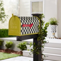 MacKenzie-Childs The Fall Shop|Outdoor<Courtly Check Mailbox