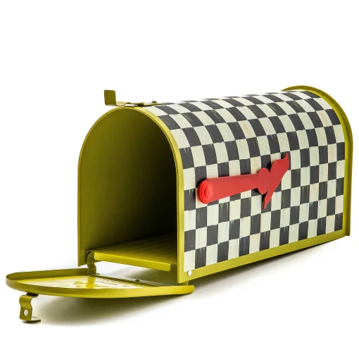 MacKenzie-Childs The Fall Shop|Outdoor<Courtly Check Mailbox