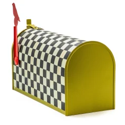 MacKenzie-Childs The Fall Shop|Outdoor<Courtly Check Mailbox