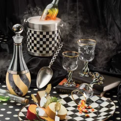MacKenzie-Childs Bar Entertaining|Serveware<Courtly Check Medium Oval Platter