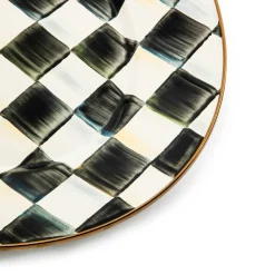 MacKenzie-Childs Bar Entertaining|Serveware<Courtly Check Medium Oval Platter