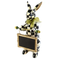 MacKenzie-Childs Easter|Spring<Courtly Check Menu Rabbit