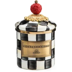 MacKenzie-Childs Room Accents|Kitchen Storage & Organization<Courtly Check Mini Canister