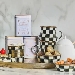 MacKenzie-Childs Room Accents|Kitchen Storage & Organization<Courtly Check Mini Canister