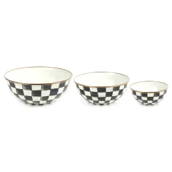 MacKenzie-Childs Kitchen & Dining Sets|Serveware<Courtly Check Mixing Bowls, Set of 3