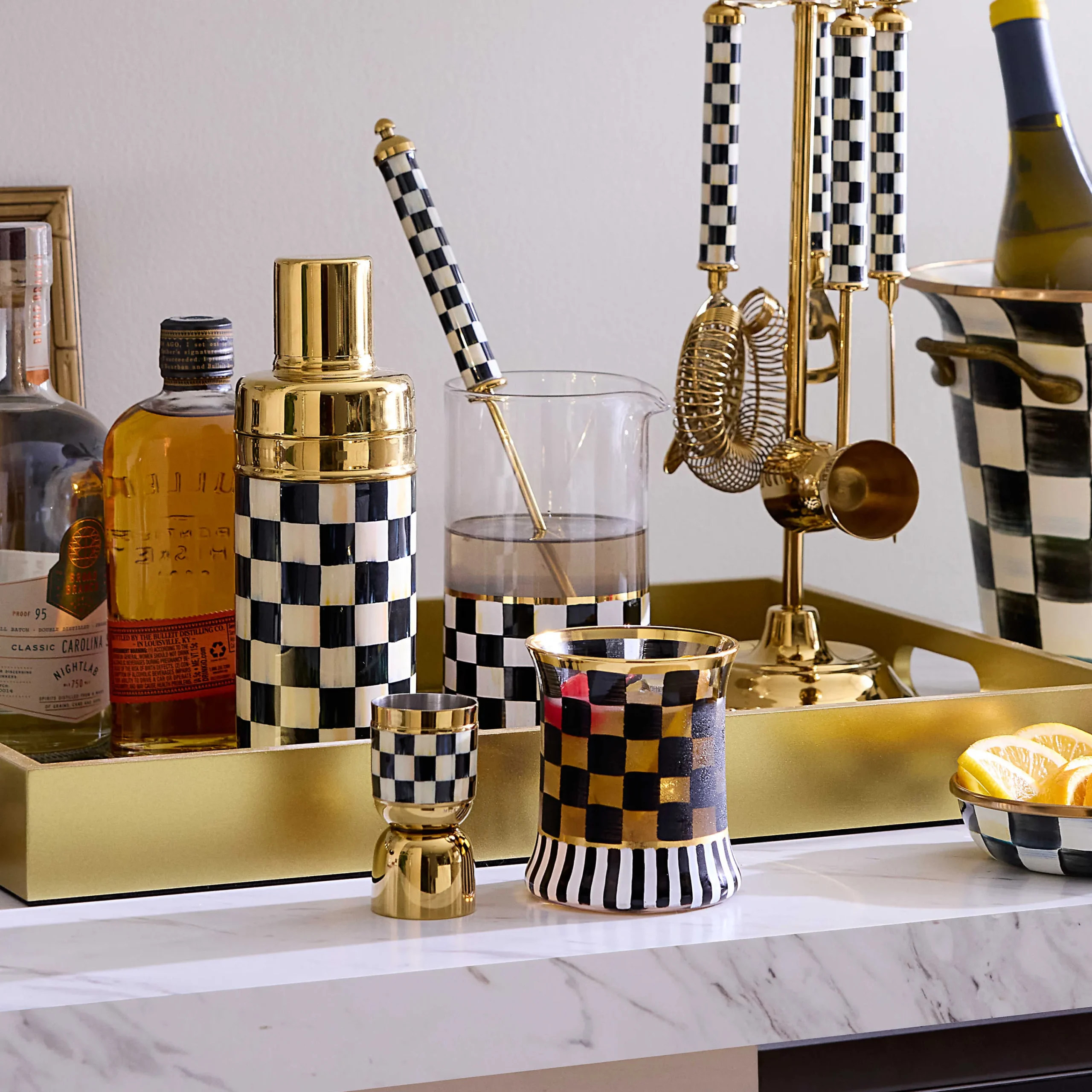 MacKenzie-Childs Fall Entertaining|Bar Entertaining<Courtly Check Mixing Glass