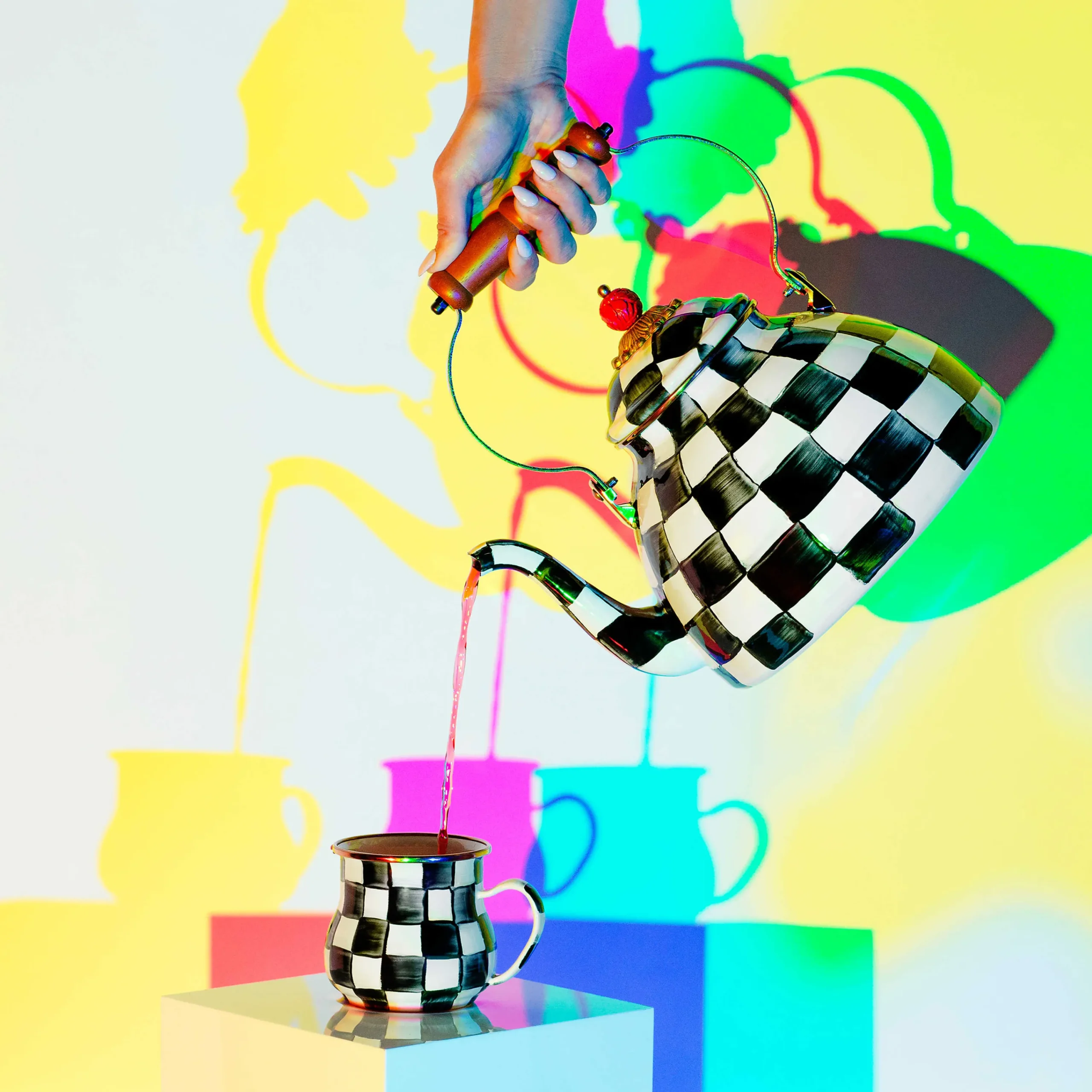 MacKenzie-Childs The Coffee Shop|Fall Entertaining<Courtly Check Mug