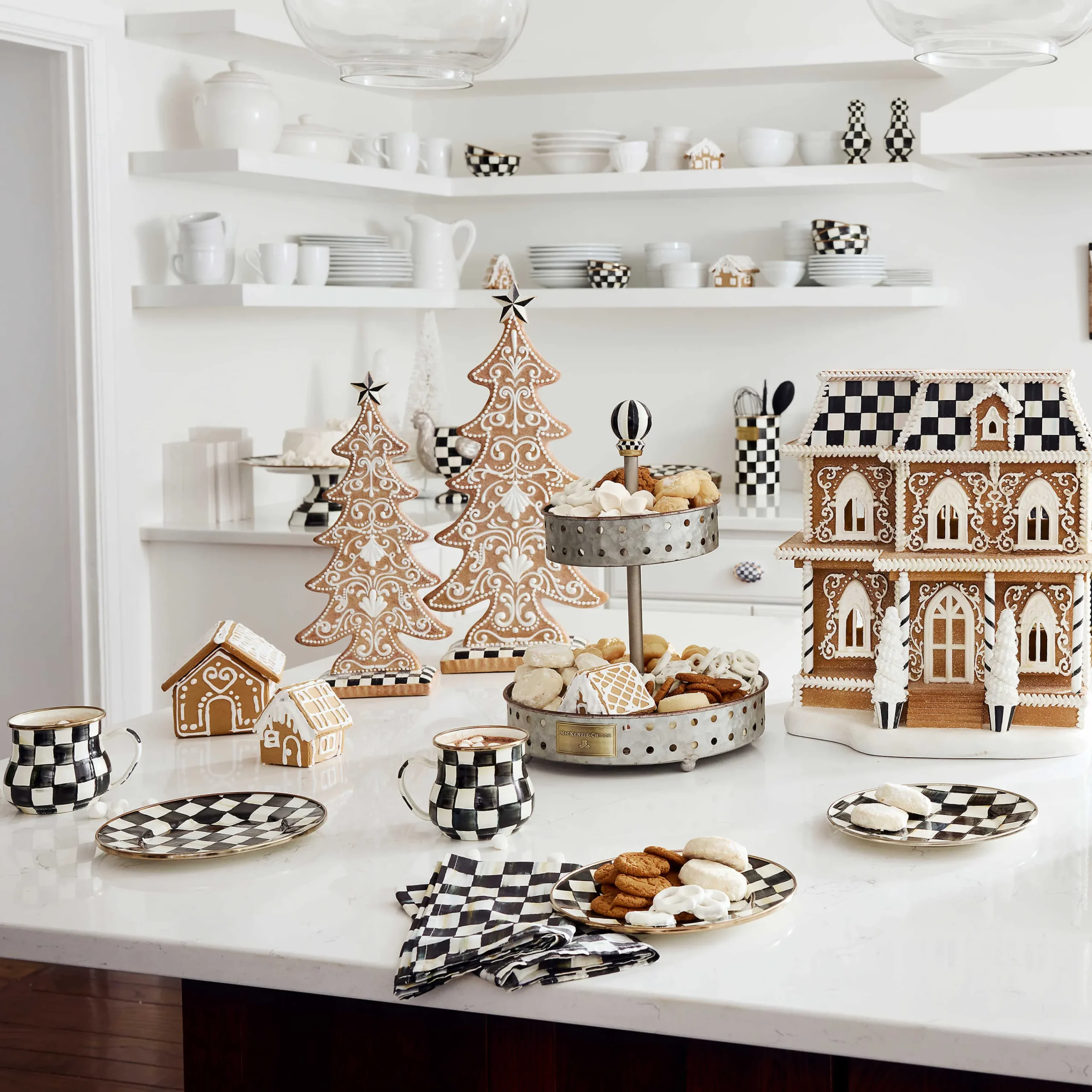 MacKenzie-Childs The Coffee Shop|Fall Entertaining<Courtly Check Mug