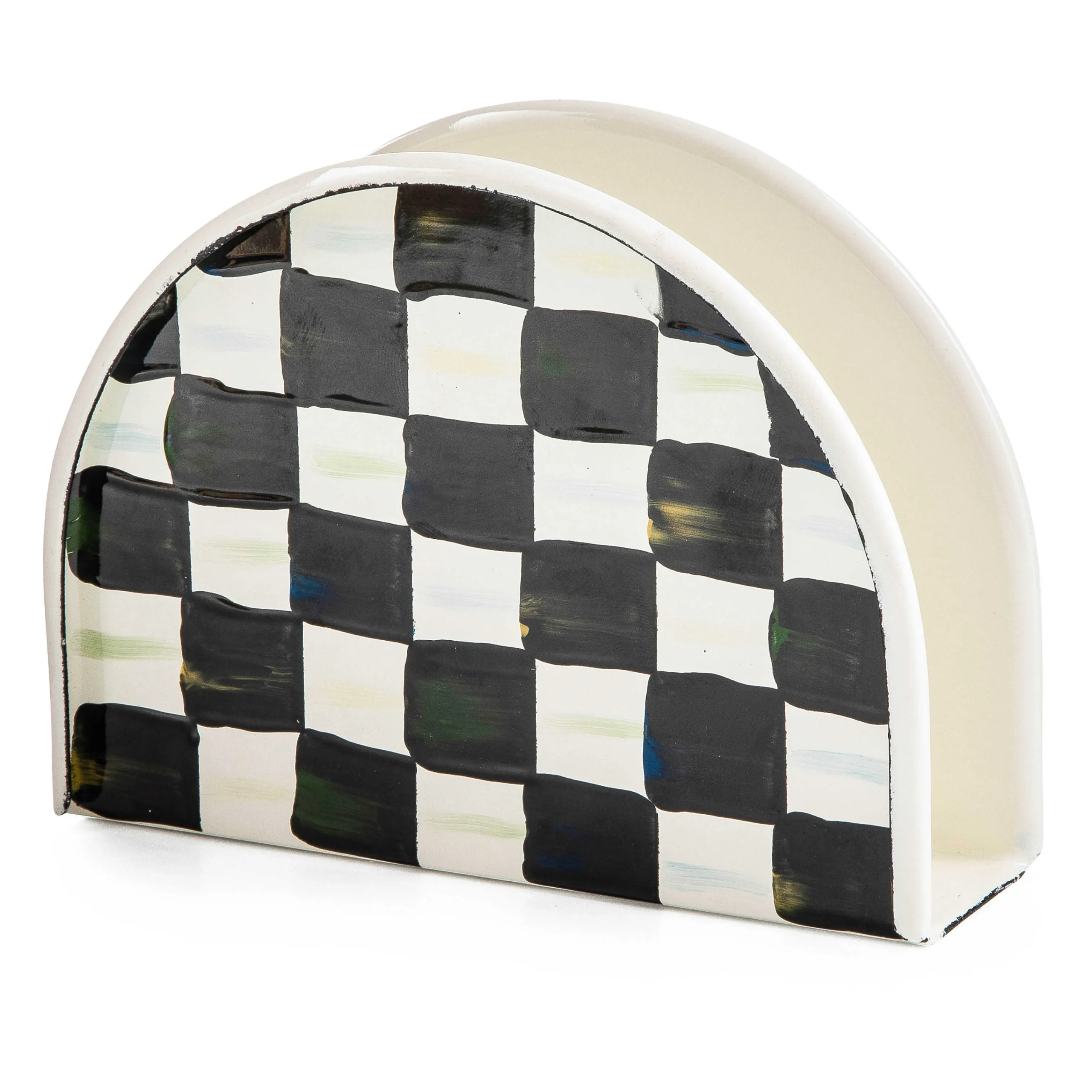 MacKenzie-Childs Serveware<Courtly Check Napkin Holder