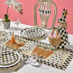 MacKenzie-Childs Greenery & Florals<Courtly Check Orchid Drop In